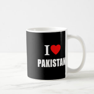 Liebe Pakistan Fußll Cricket Kaffeetasse