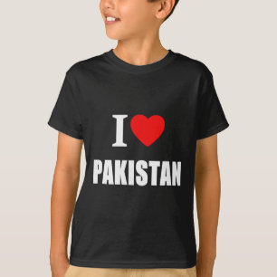 Liebe Pakistan Fußll Cricket  T-Shirt