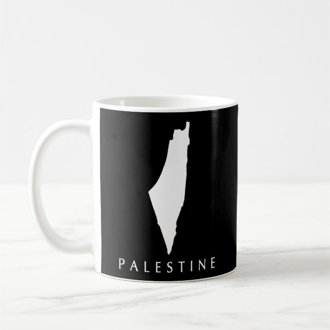 Liebe Palästina-Karte Kaffeetasse (Links)