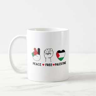 Liebe palestine - Freiheit für Palästen Kaffeetasse