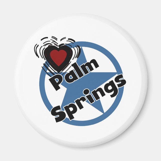 Liebe Palm Springs Magnet (Vorne)
