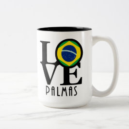 LIEBE Palmas 15oz Zweifarbige Tasse