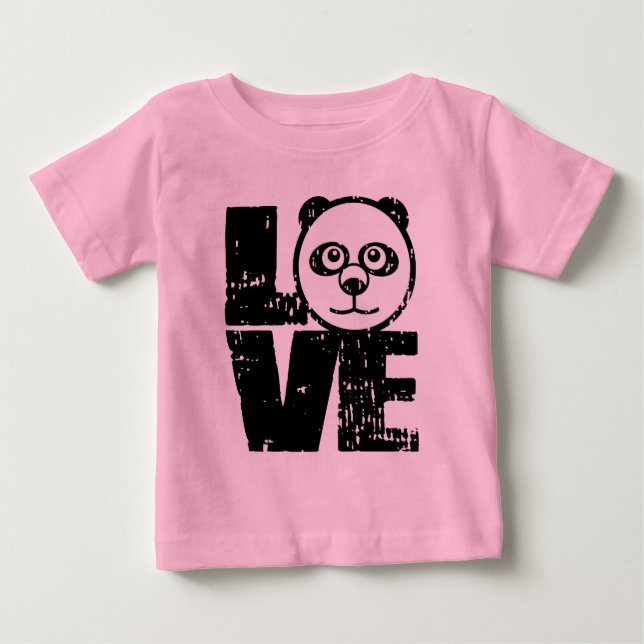Liebe Panda Baby T-shirt (Vorderseite)