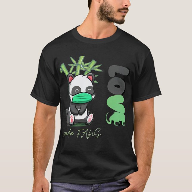 Liebe Panda Fans T-Shirt (Vorderseite)