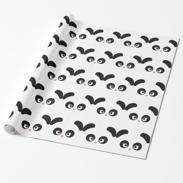 Liebe Panda® Geschenkpapier (Ungerollt)