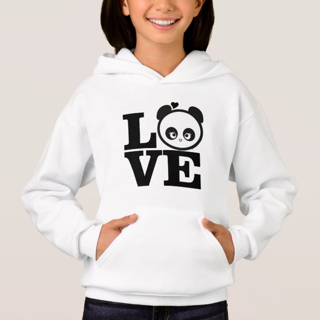 Liebe Panda® Hoodie (Vorderseite)