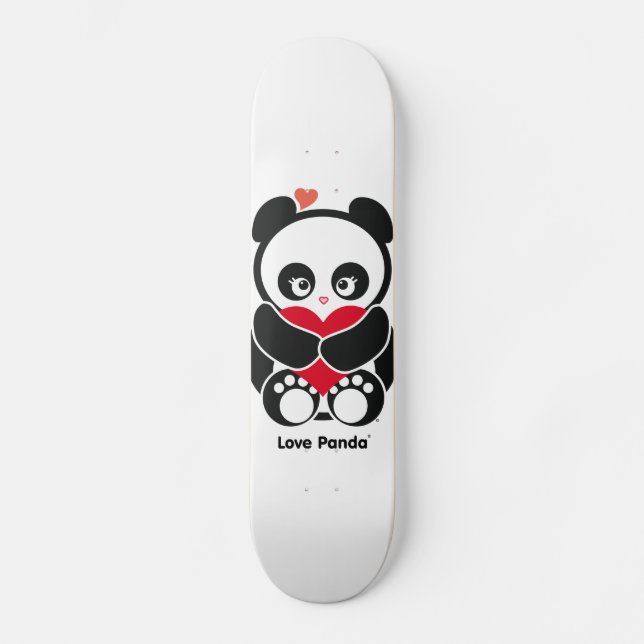 Liebe Panda® MiniSkateboard Skateboard (Vorderseite)