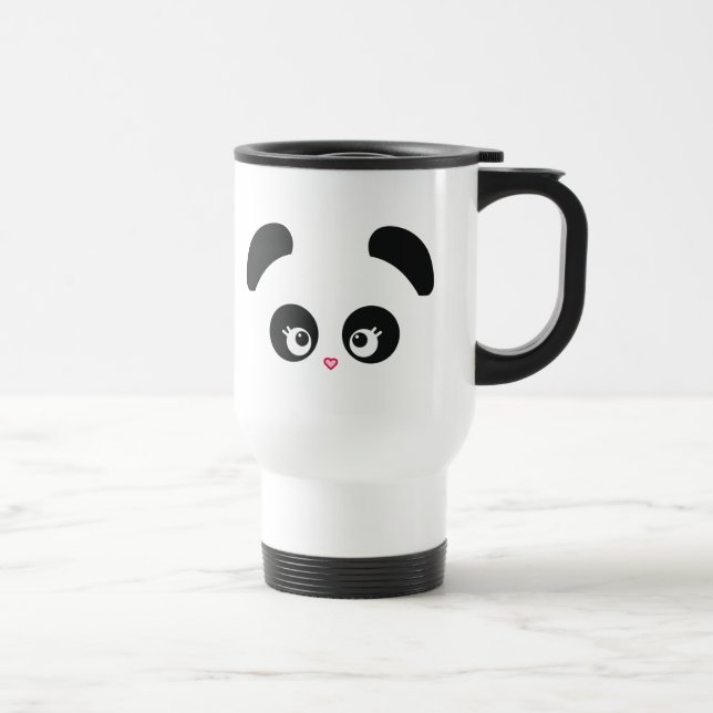 Liebe Panda® Reise-Tasse Reisebecher (Rechts)