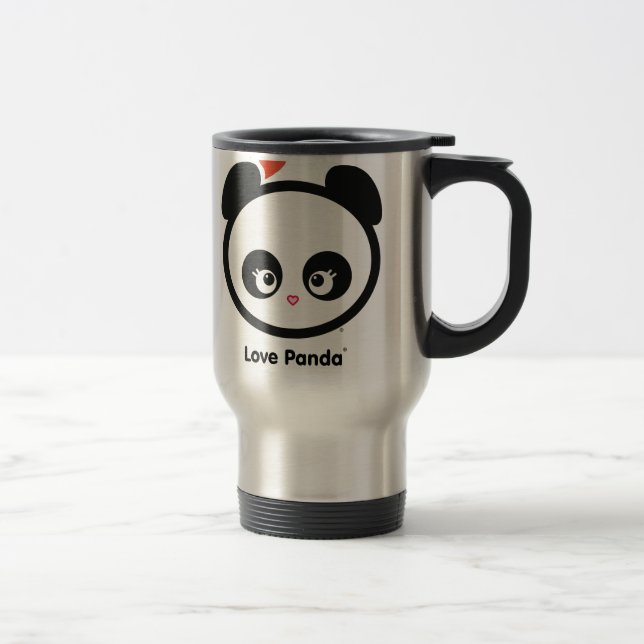 Liebe Panda® Reise-Tasse Reisebecher (Rechts)