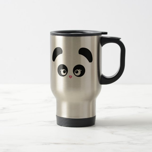 Liebe Panda® Reise-Tasse Reisebecher (Rechts)