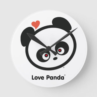 Liebe Panda® Runde Wanduhr