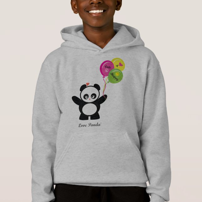 Liebe Panda® scherzt Hoody (Vorderseite)