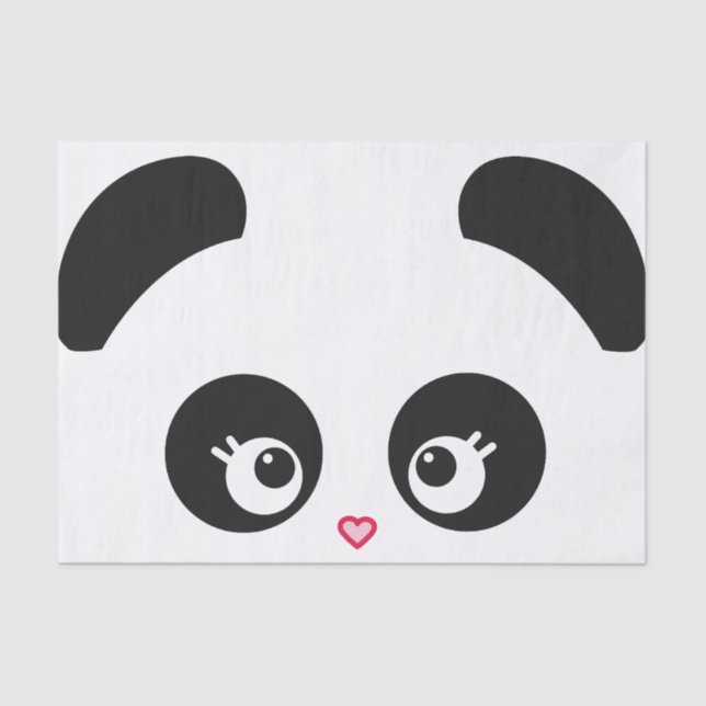 Liebe Panda® Seidenpapier (Vorderseite)