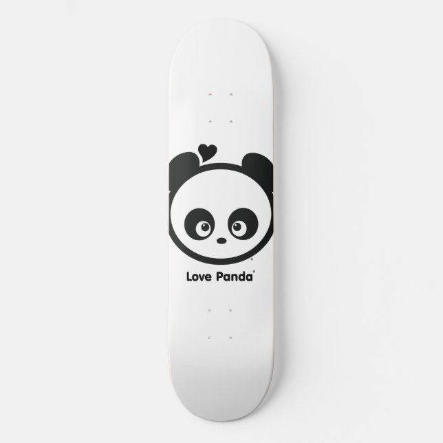 Liebe Panda® Skateboard (Vorderseite)