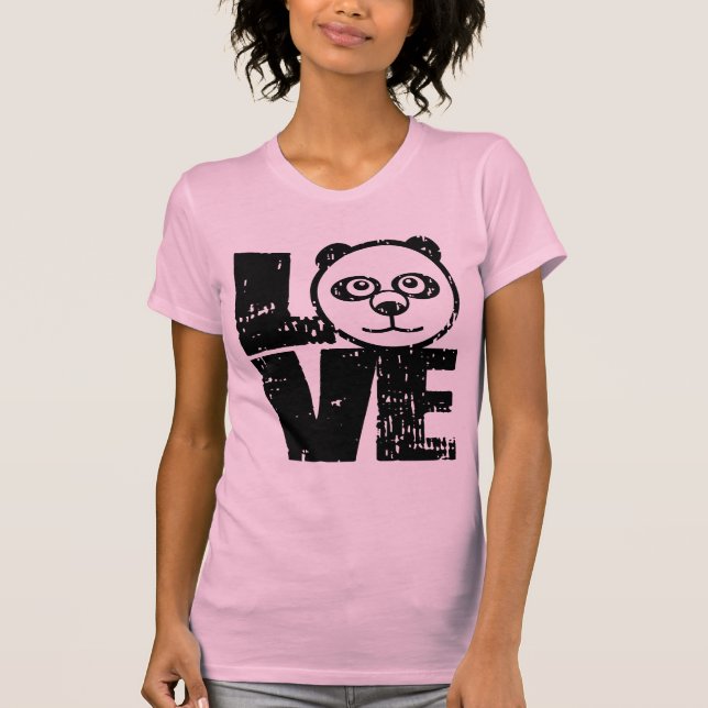 Liebe Panda T-Shirt (Vorderseite)