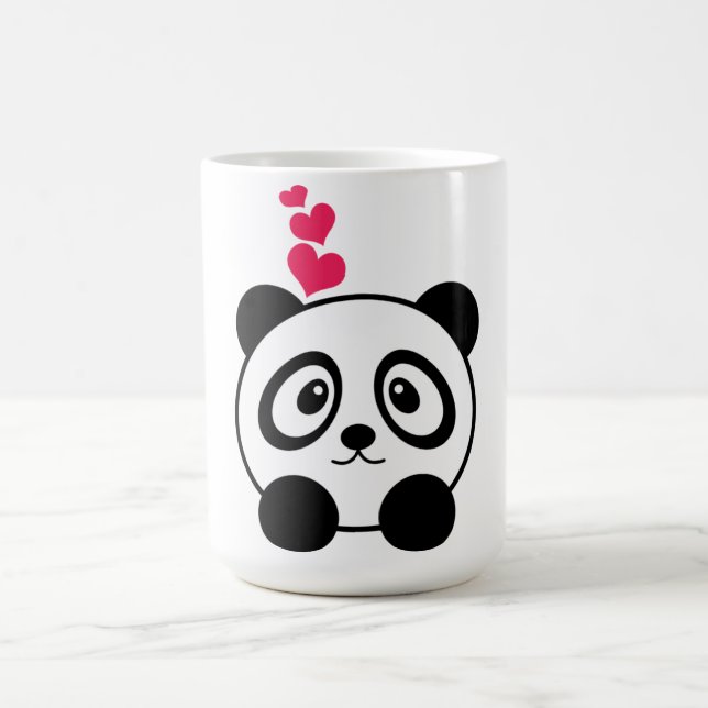 Liebe-Panda-Tasse Tasse (Mittel)