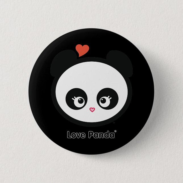 Liebe Panda®-Taste Button (Vorderseite)