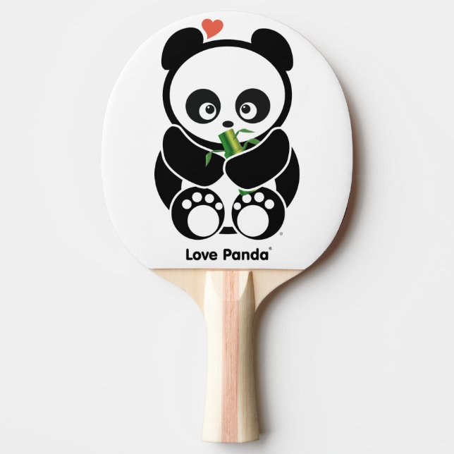 Liebe Panda® Tischtennis Schläger (Vorderseite)