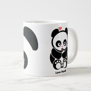 Liebe Panda® Tunnel-bohrwagenTasse Jumbo-Tasse