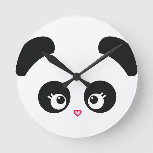 Liebe Panda® Uhr (Vorderseite)