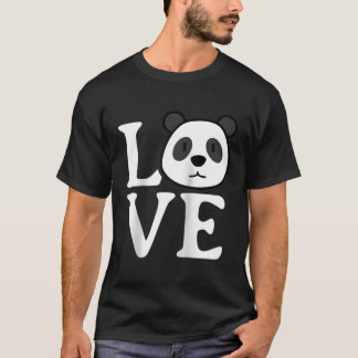 Liebe Pandas Panda Bear Panda Baseball T-Shirt