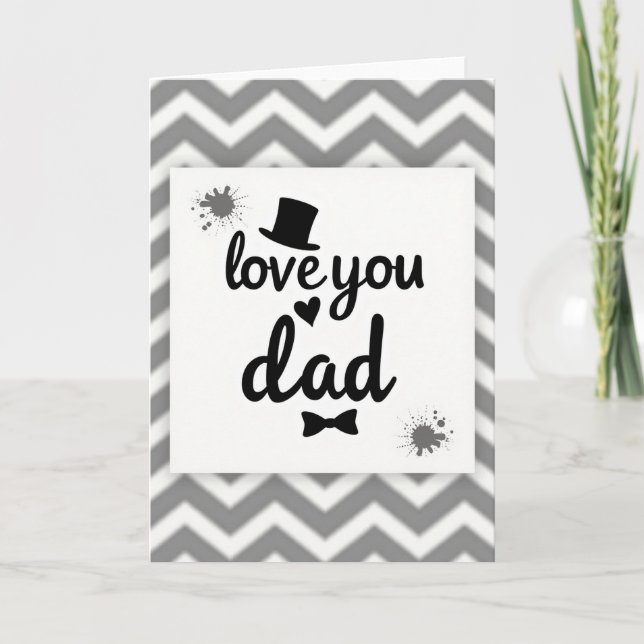 Liebe Papa beste Karte (Vorderseite)