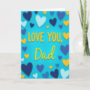 Liebe Papa Glücklicher Tag Grußkarte Karte