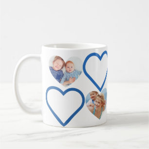 Liebe Papa Großvater Fotos Collage Kaffeetasse