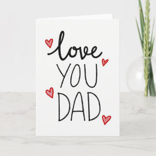 Liebe Papa Grußkarte Karte