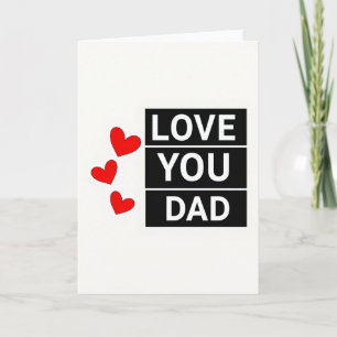 Liebe Papa Grußkarte Karte