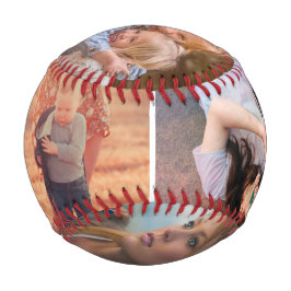 Liebe Papa je 5 Fotos Gitter Collage Vater Tag Baseball