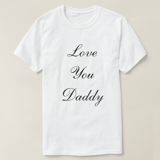 Liebe, Papa T-Shirt (Design vorne)
