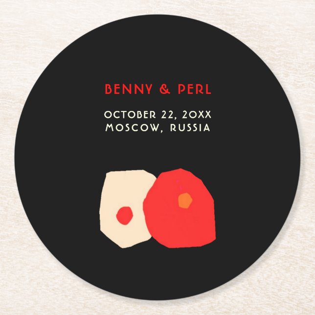 Liebe Paper Untersetzer (Vorderseite)