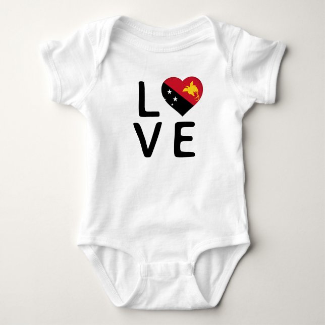 Liebe - Papua-neue Guinea Baby Strampler (Vorderseite)