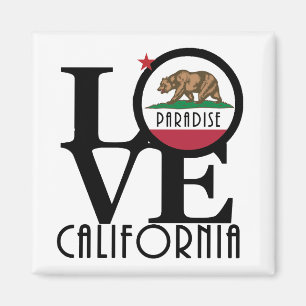 LIEBE Paradise California Magnet