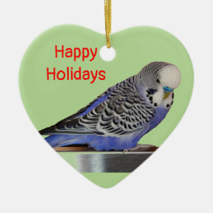 Liebe Parakeets Weihnachtsschmuck