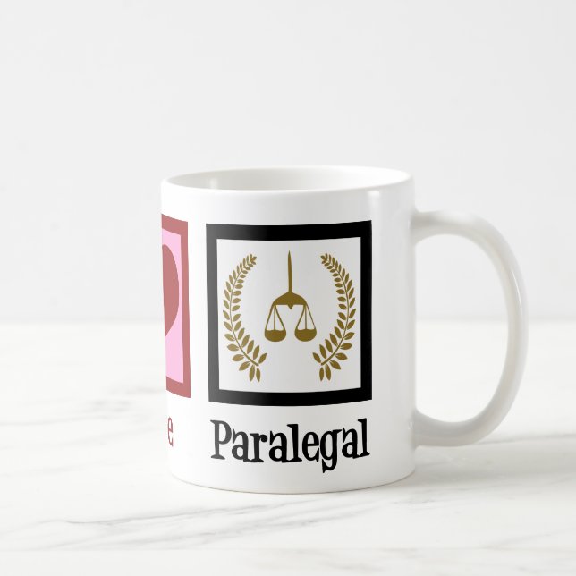 Liebe Paralegal Kaffeetasse (Rechts)