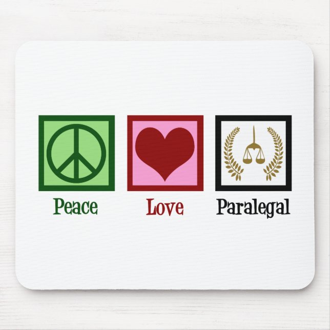 Liebe Paralegal Mousepad (Vorne)
