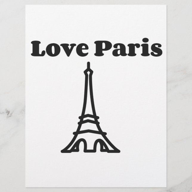 Liebe Paris (Vorderseite)