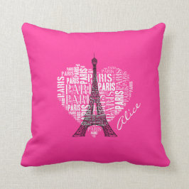 Liebe Paris | Adortable Eiffelturm Kissen