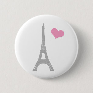 Liebe Paris Button Button