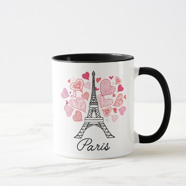 Liebe Paris, Frankreich Tasse (Rechts)