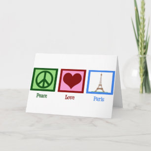 Liebe Paris Karte