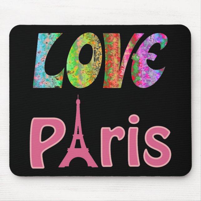 Liebe Paris Mousepad (Vorne)