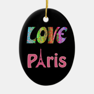 Liebe Paris Ornament