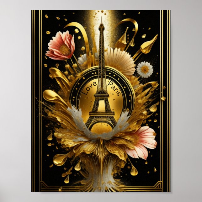 Liebe Paris Poster (Vorne)