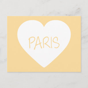 Liebe Paris Postkarte