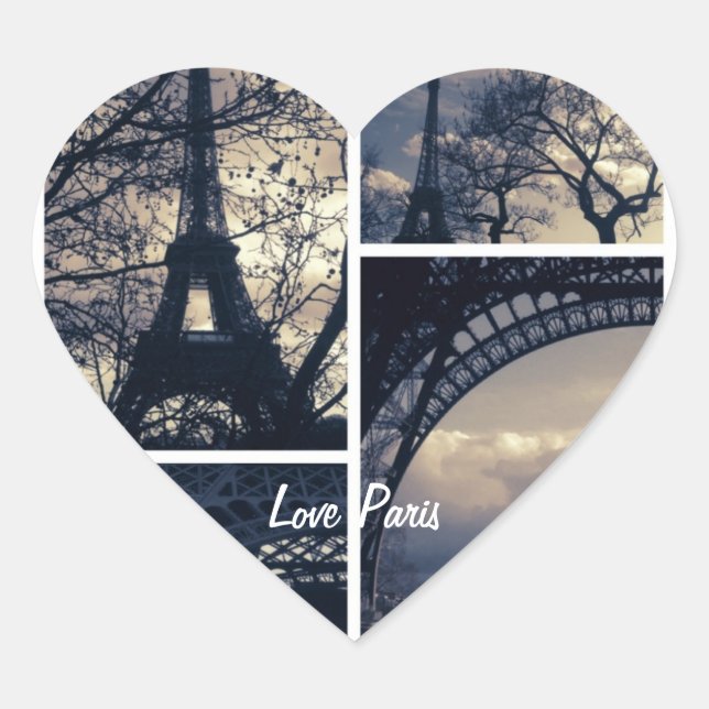 Liebe Paris Stickers (Vorderseite)