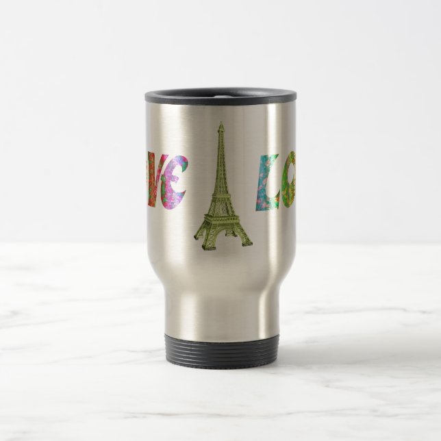 Liebe ParisTravel Tasse (Mittel)