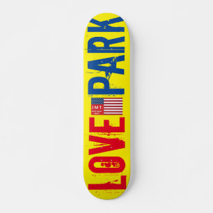 LIEBE PARK Skateboard, 7¾ Zoll Deck Skateboard